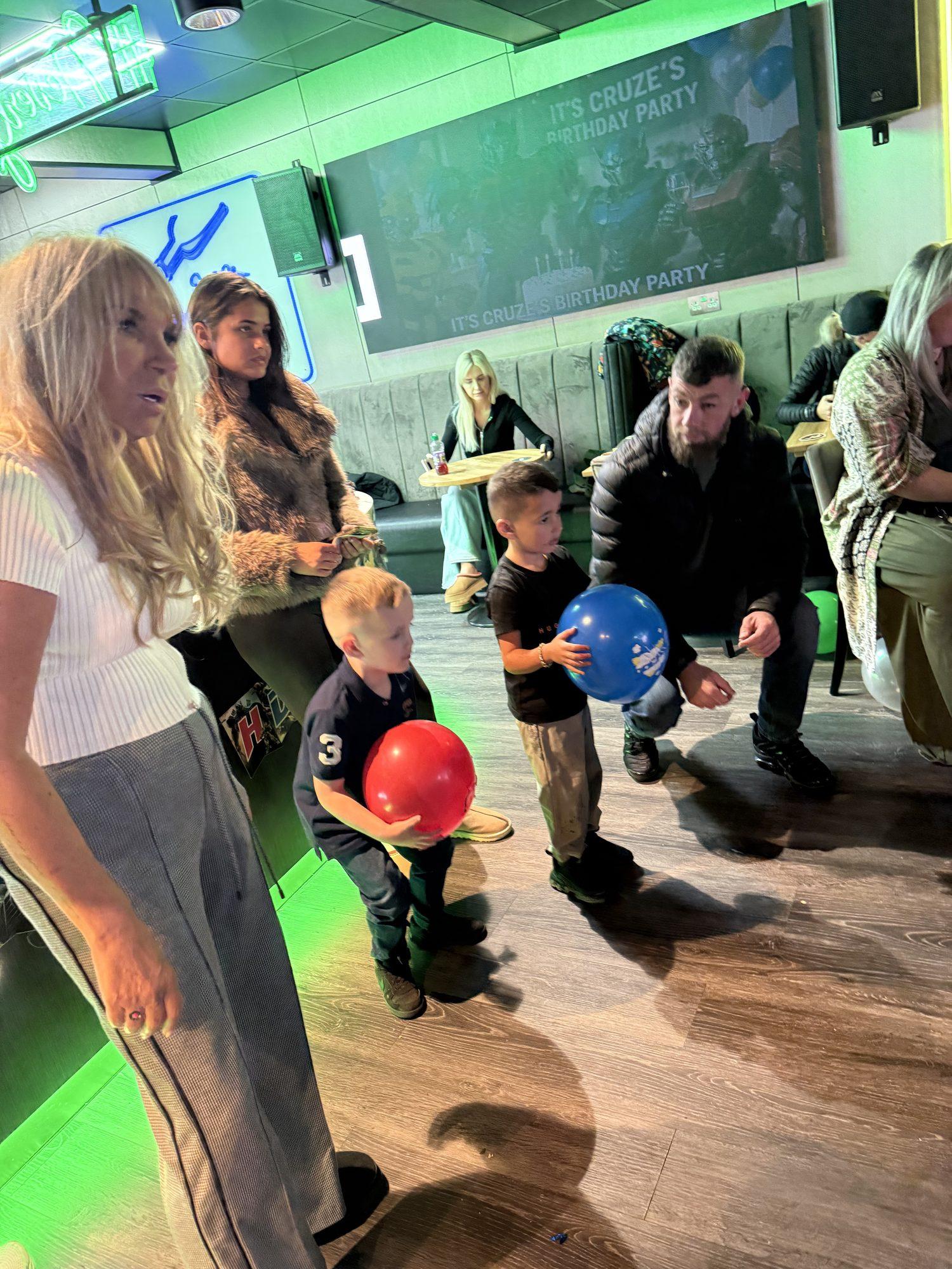 Families and children celebrating at a party at The Lounge Rotherham