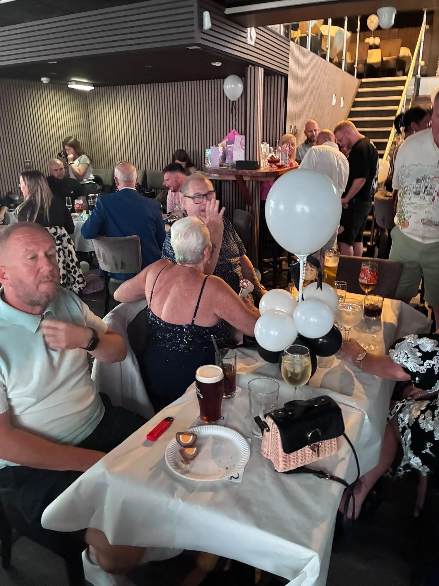 Guests enjoying drinks at a private party at The Lounge Rotherham